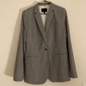 Gray Banana Republic Tall Blazer